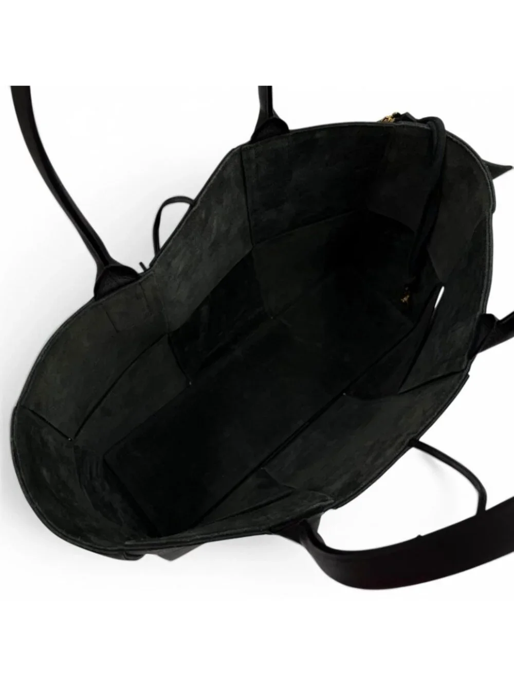 Bottega Veneta the Arco Tote Black with Leather Pouch